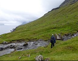 Walking in the Faroe Islands