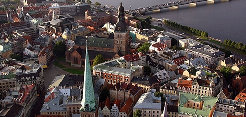 Riga Old town by Latvia Tourism