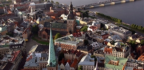 Riga Old town by Latvia Tourism