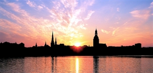 Sunset in Riga by ConEx