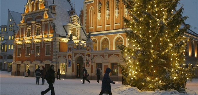 Christmas at Town Hall Square by Aivars Liepins/VisitLatvia