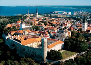 Toompea Castle is one of Estoniaâ€™s oldest and grandest architectural groupings