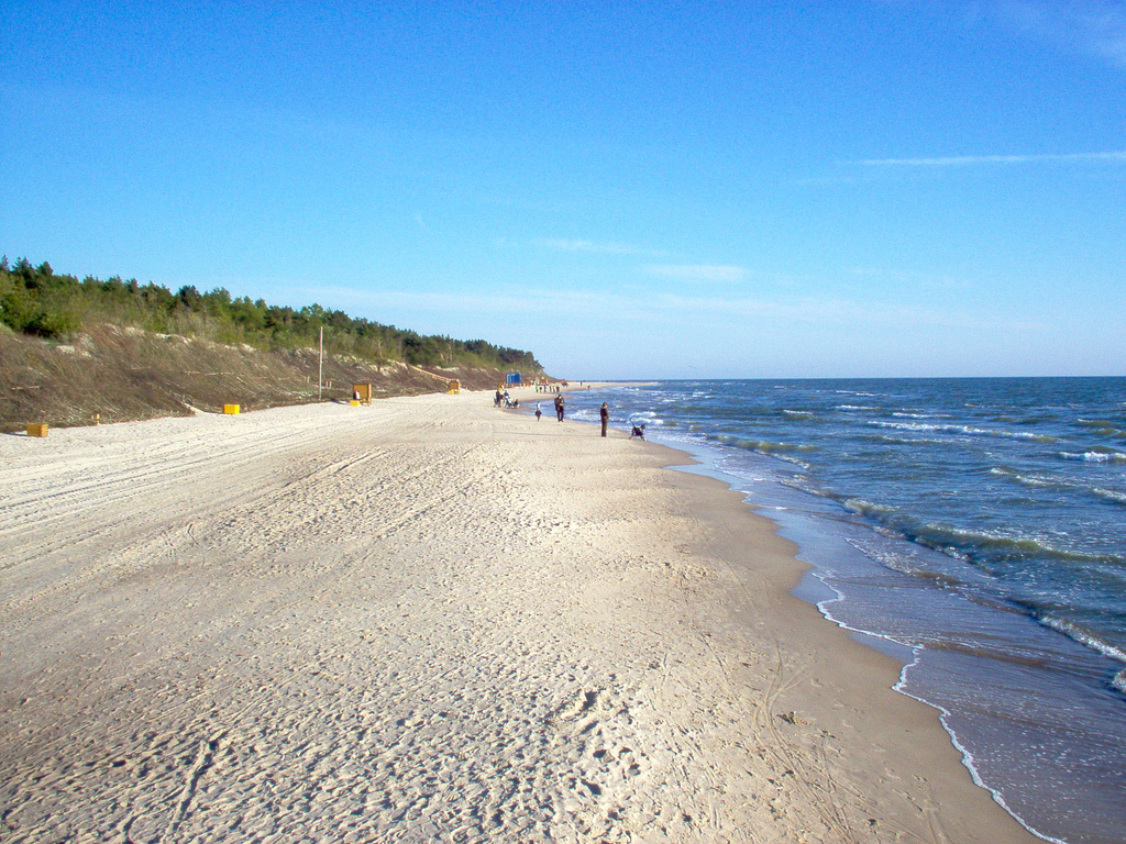 Palanga, a beautiful beach on the Baltic Sea