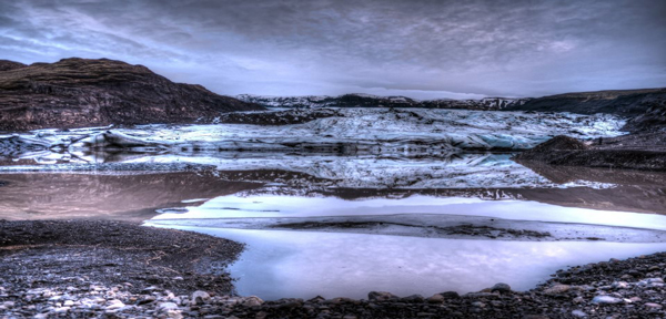 Myrdalsjokull Glacier Iceland by Edith Woodhouse