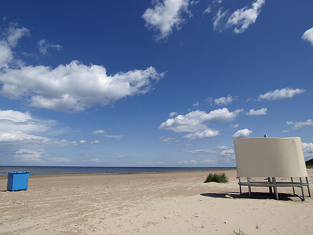 , An hour on a Latvian beach