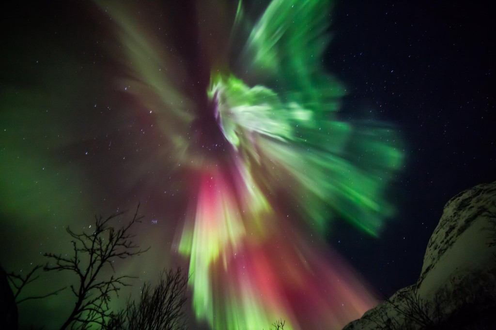 Northern Lights on Christmas Eve 2014