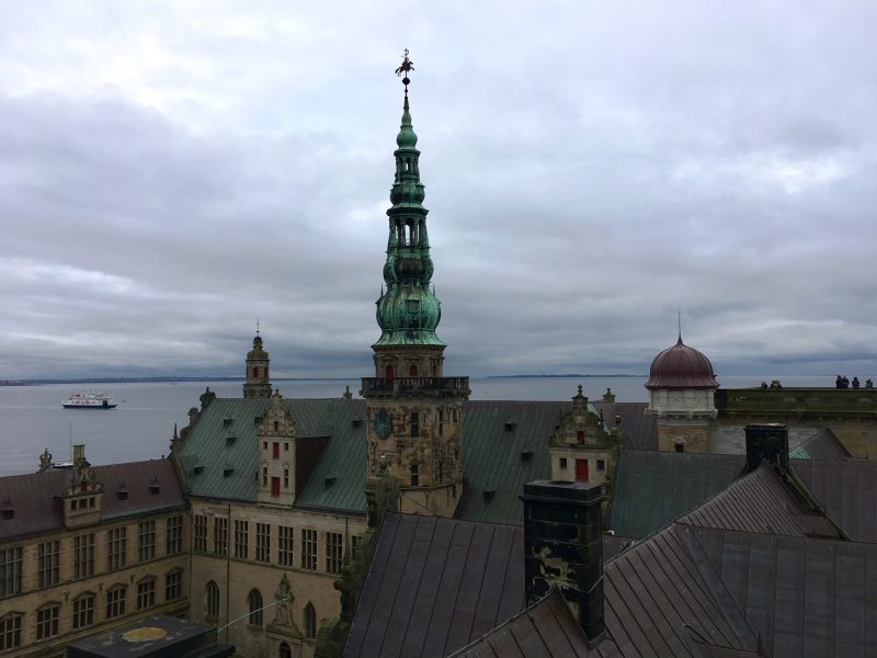 View over Oresund from Kronborg Castle