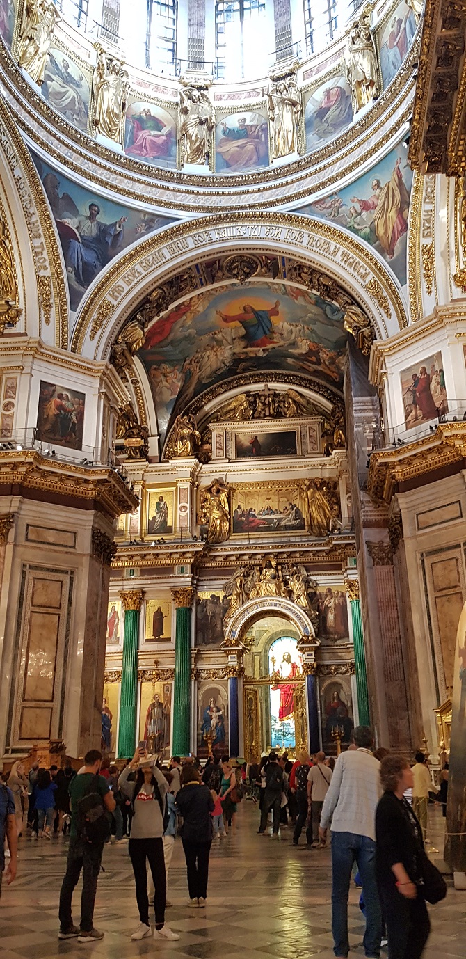 Inside the St. Isaac's Cathedral