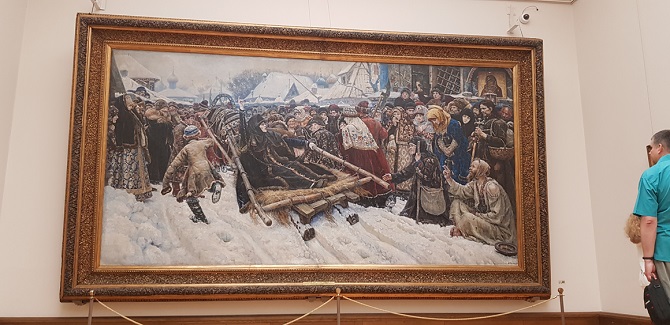 Painting in Tretiakov Gallery