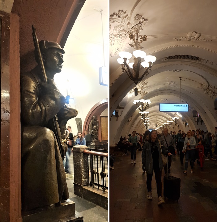 Inside the Moscow Metro system