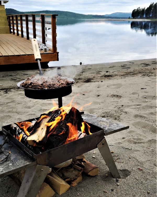 Outdoor dining in Sweden