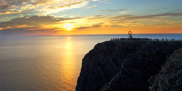 Midnight Sun in North Cape @visitnorway