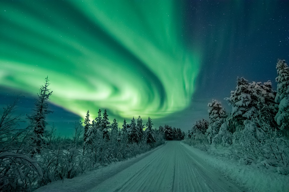 Northern Lights. Phto by Robert Jonasson.Swedish Lapland Visitors Board