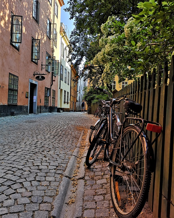 Stockholm Old Town bicycle 