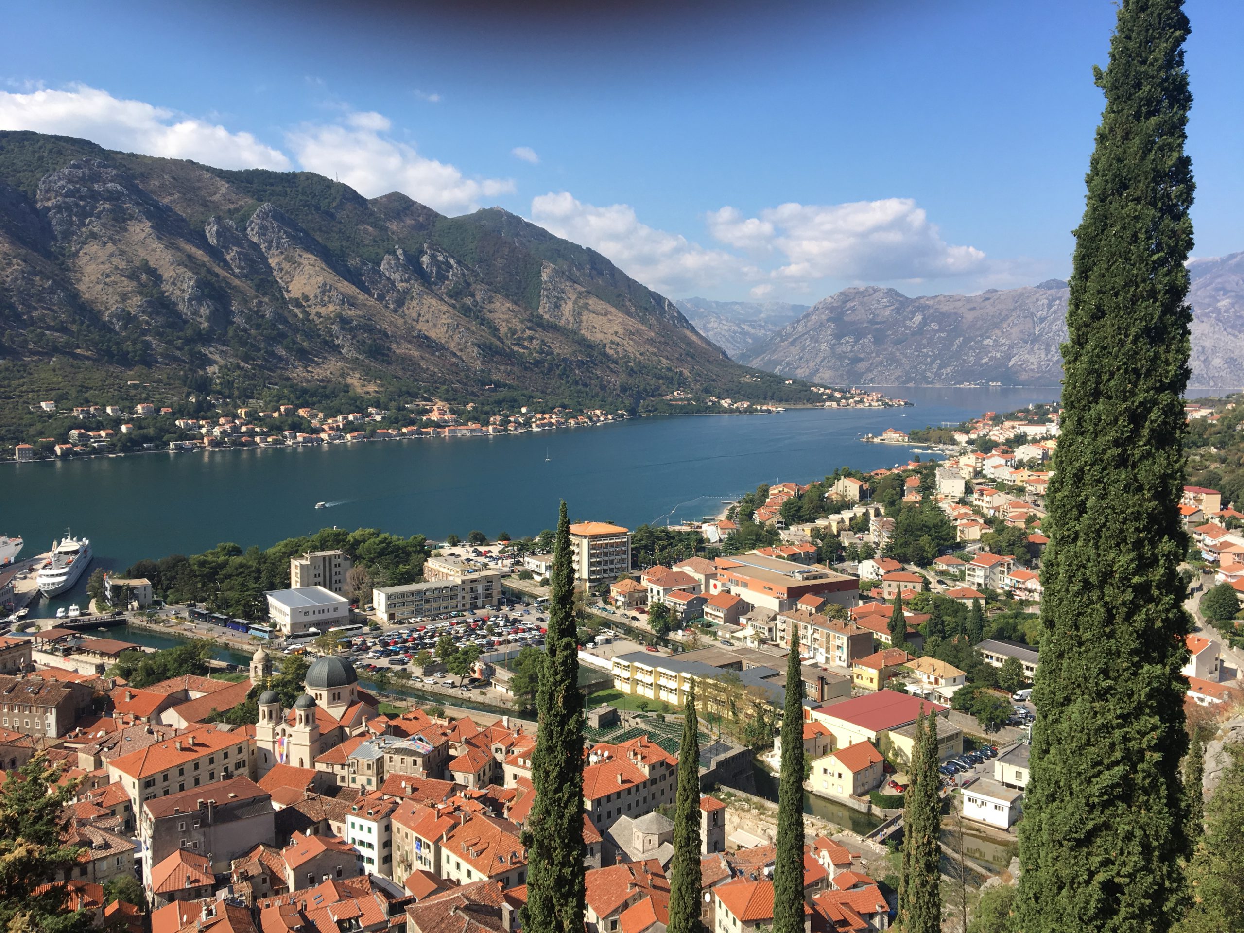 View over river - Balkans holiday