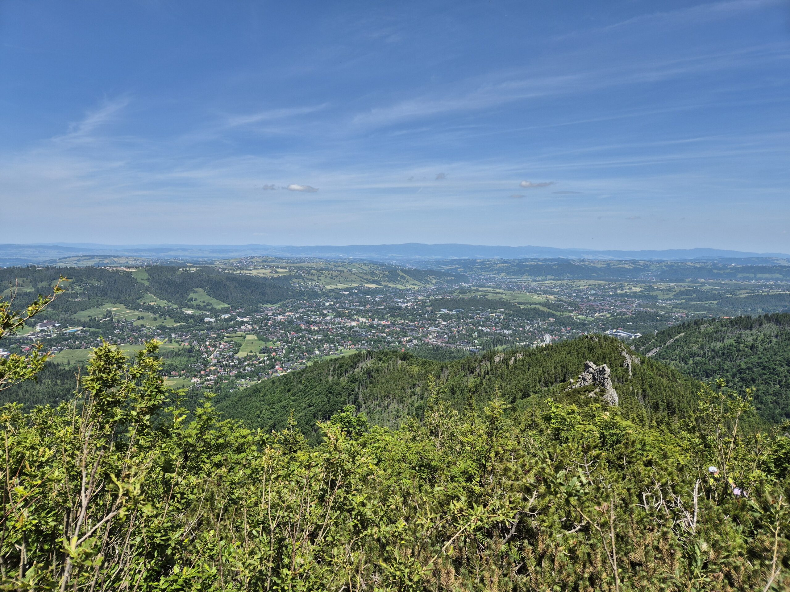 View from Sarnia Ska?a overlooking Zakopane