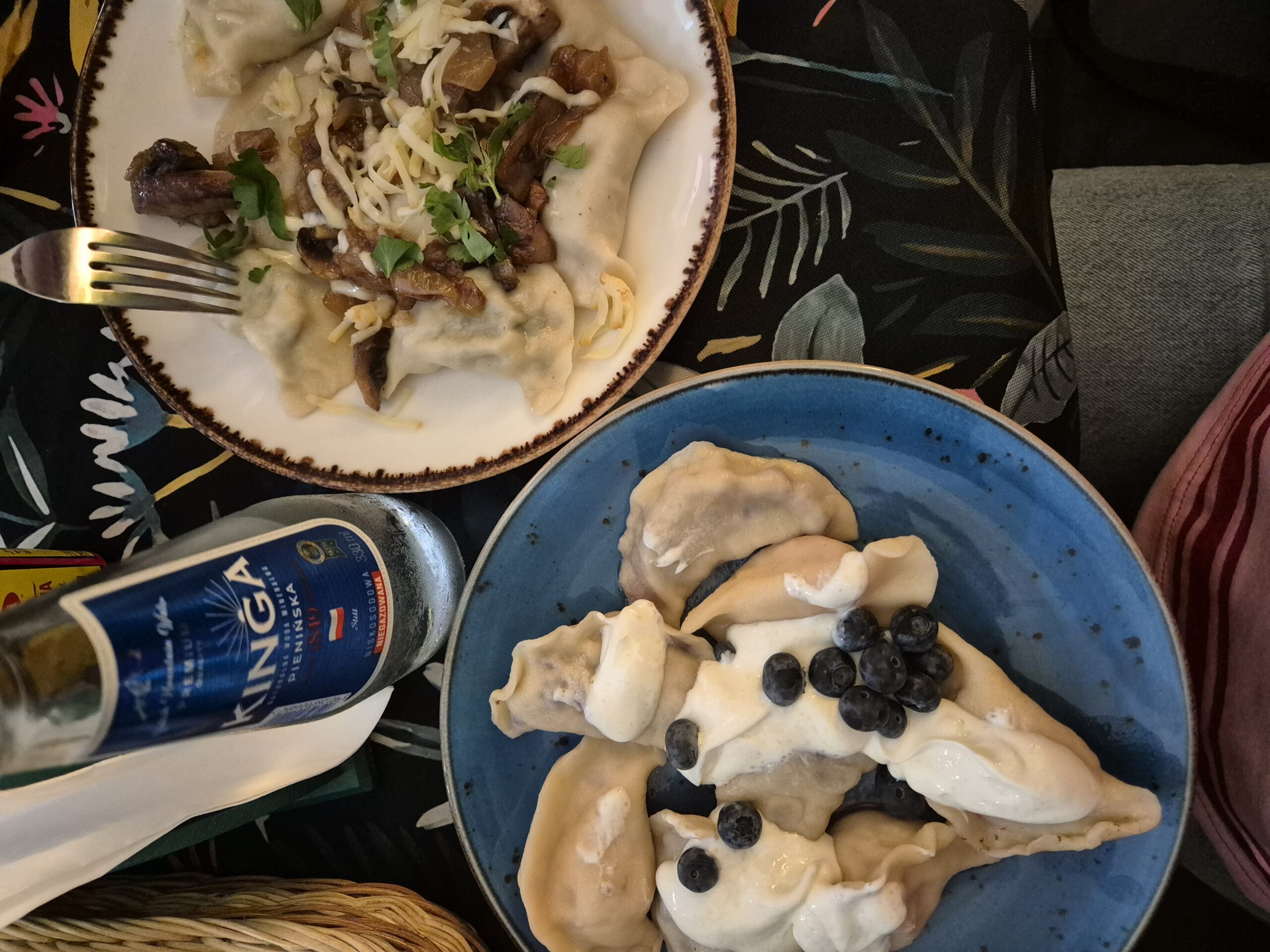 Sweet and savoury pierogis