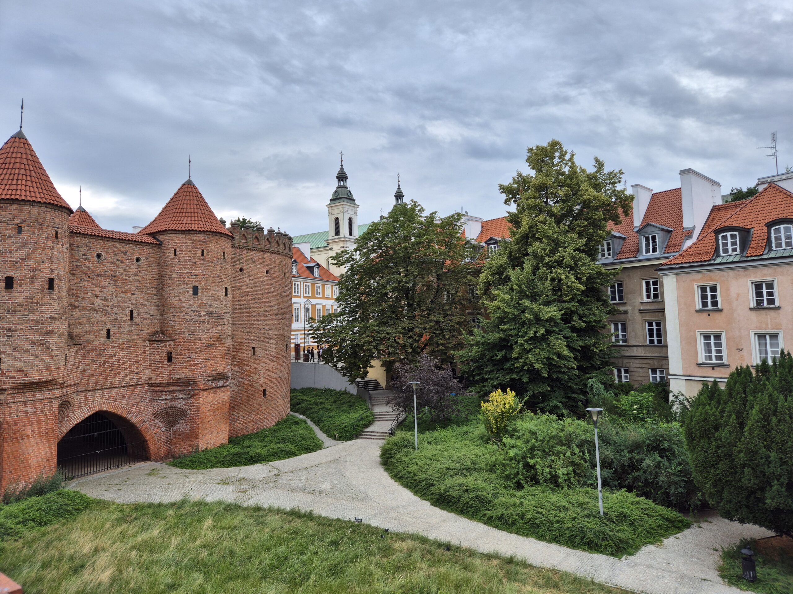 View of Warsaw Barbican