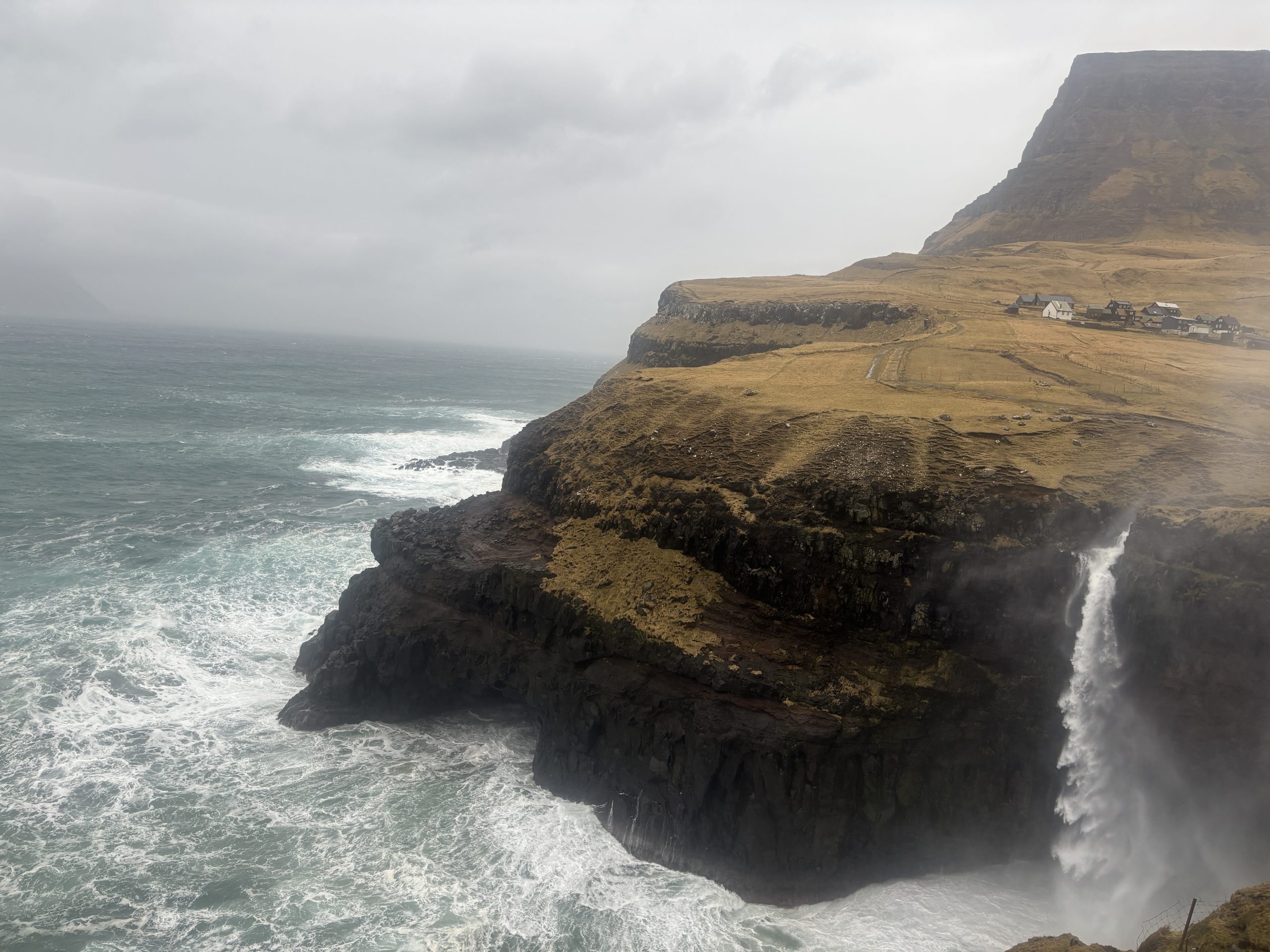 Faroes Waterfall Faroes Waterfall