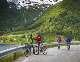 Biking in Balestrand