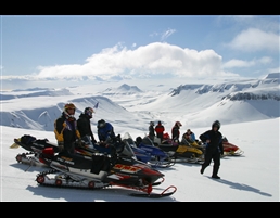 Snowmobiling in Iceland