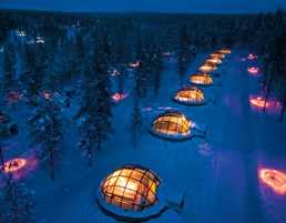 Kakslauttanen igloos by VisitFinland