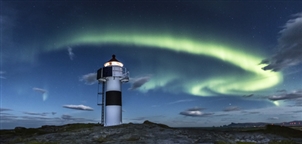 Northern Lights in Vesteralen by Sortland Hotel