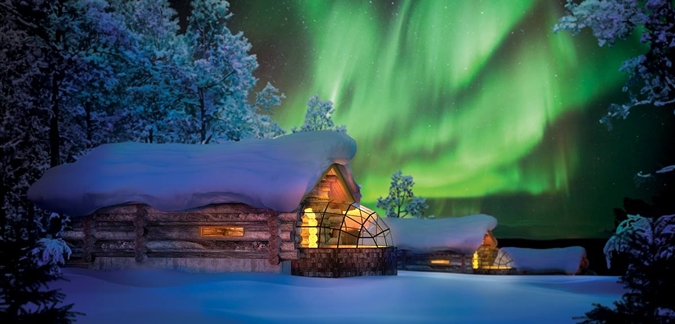 Photo by Kakslauttanen Arctic Resort