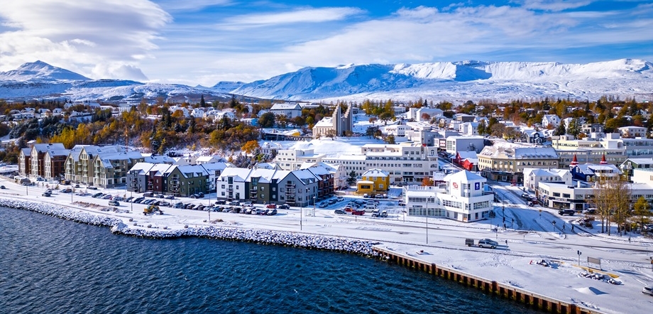 Winter scenery of Akureyri / Copyright: Visit North Iceland
